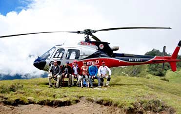 Amarnath Yatra by helicopter via Baltal