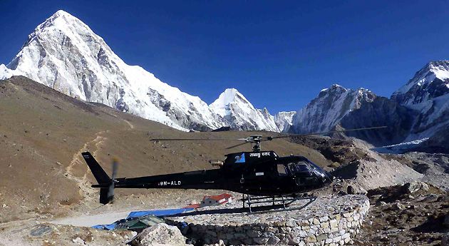 helicopter ride to kailash mansrovar
